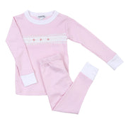 MAGNOLIA BABY - Layla Smocked Pyjamas - Pink