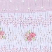 MAGNOLIA BABY - Layla Smocked Pyjamas - Pink