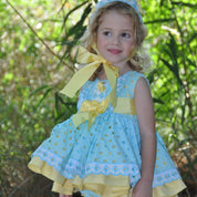 LA AMAPOLA - Valeria Baby Dress - Yellow