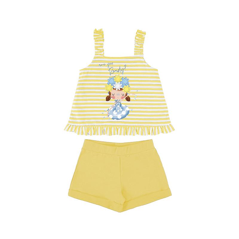 MAYORAL - Are You Ready Short Set - Yellow