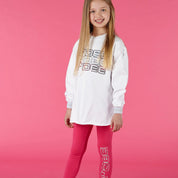 A DEE - Sherry Triple Logo Legging Set - White