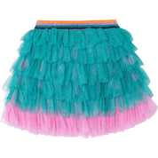 BILLIEBLUSH - Ruffle Skirt Set - Green