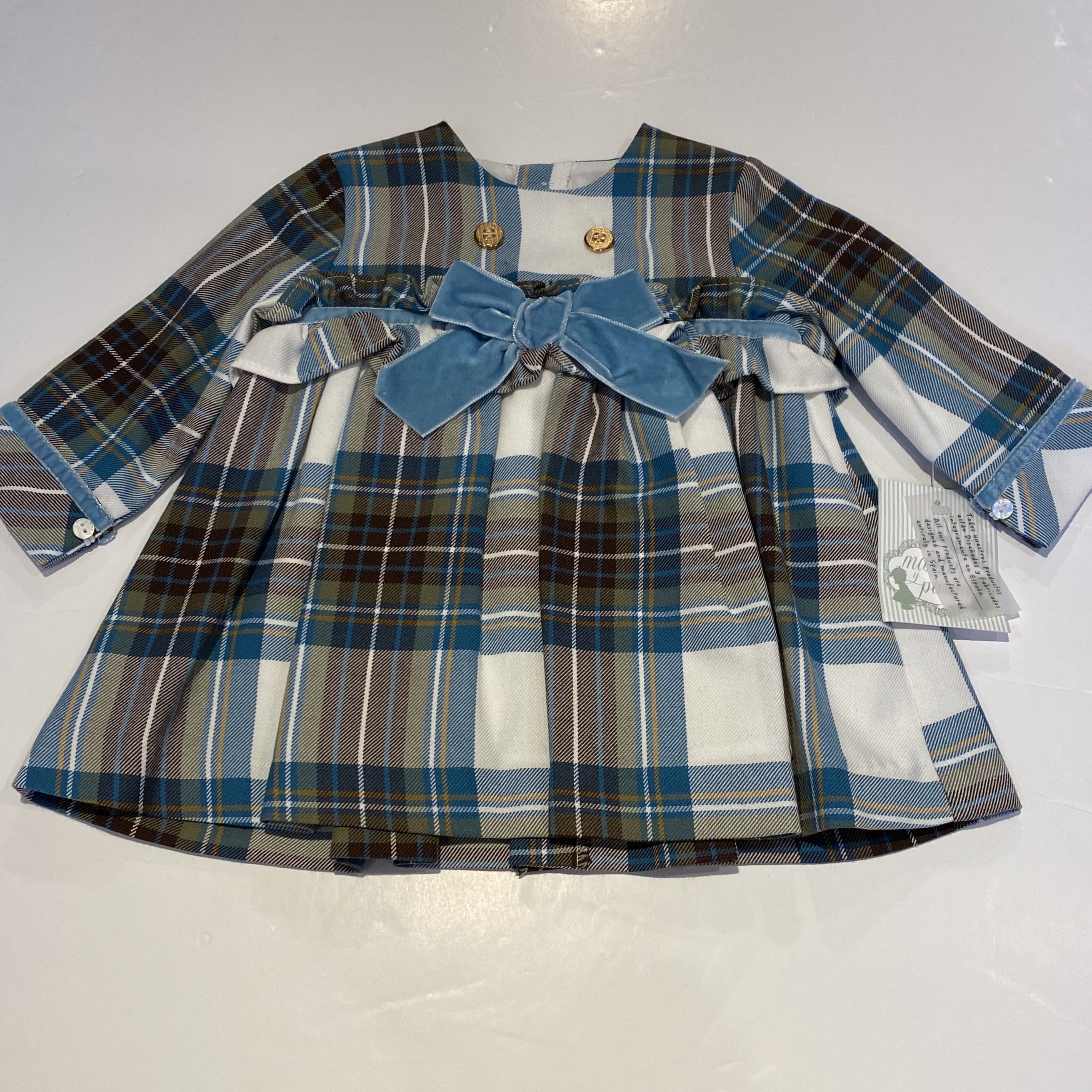 MARTA Y PAULA JADE TARTAN DRESS