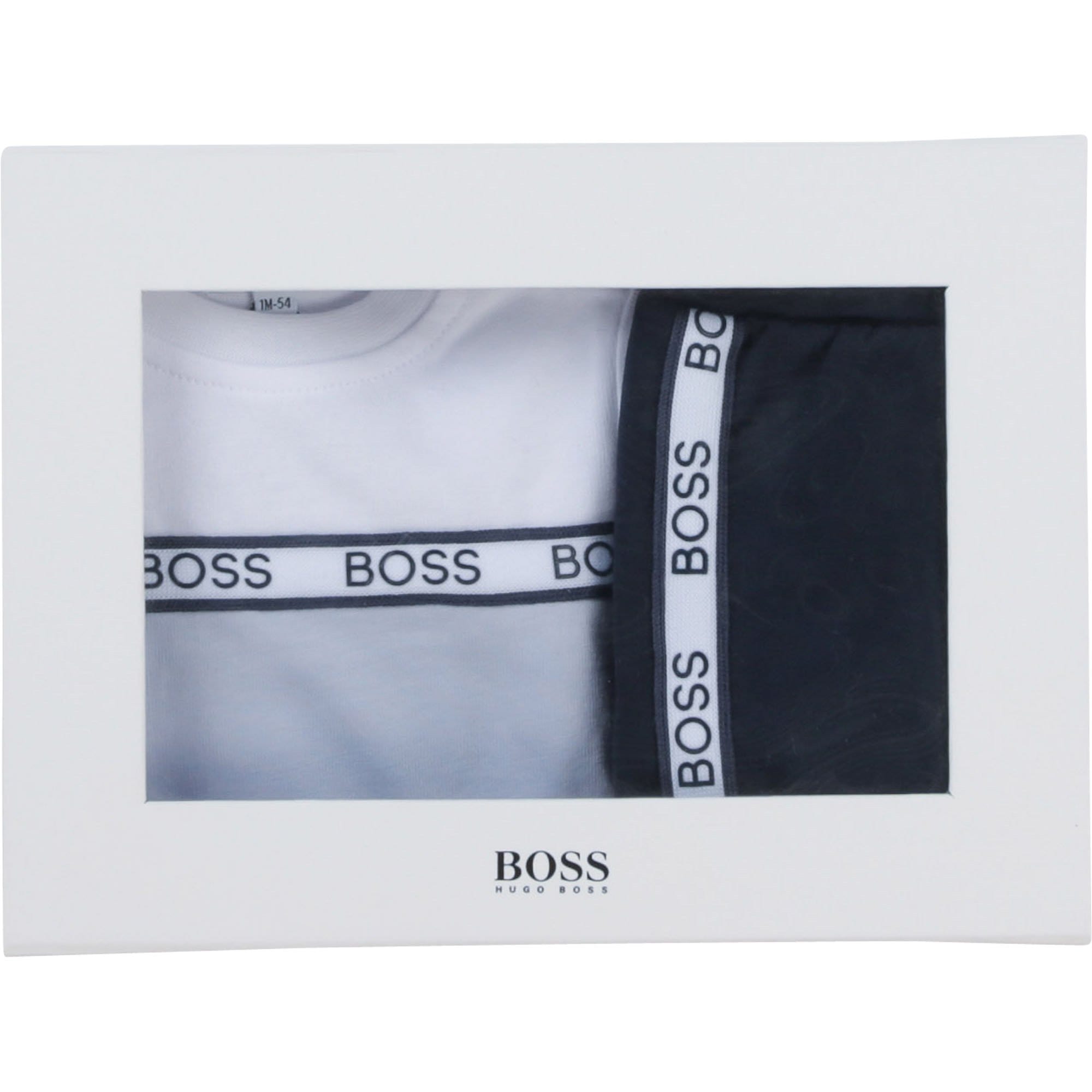 HUGO BOSS - T-Shirt & Bermuda - Blue
