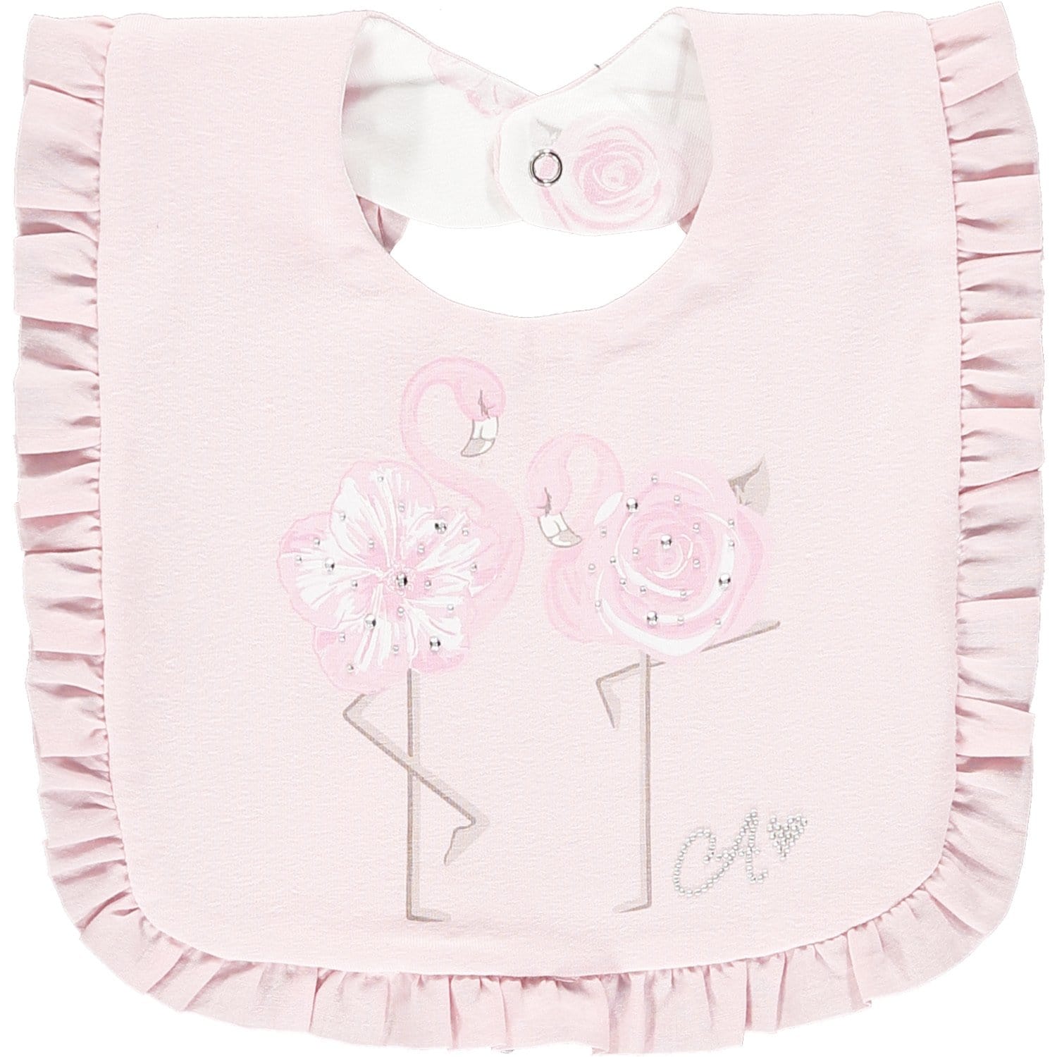 Little A - Flamingo Bib - Pink