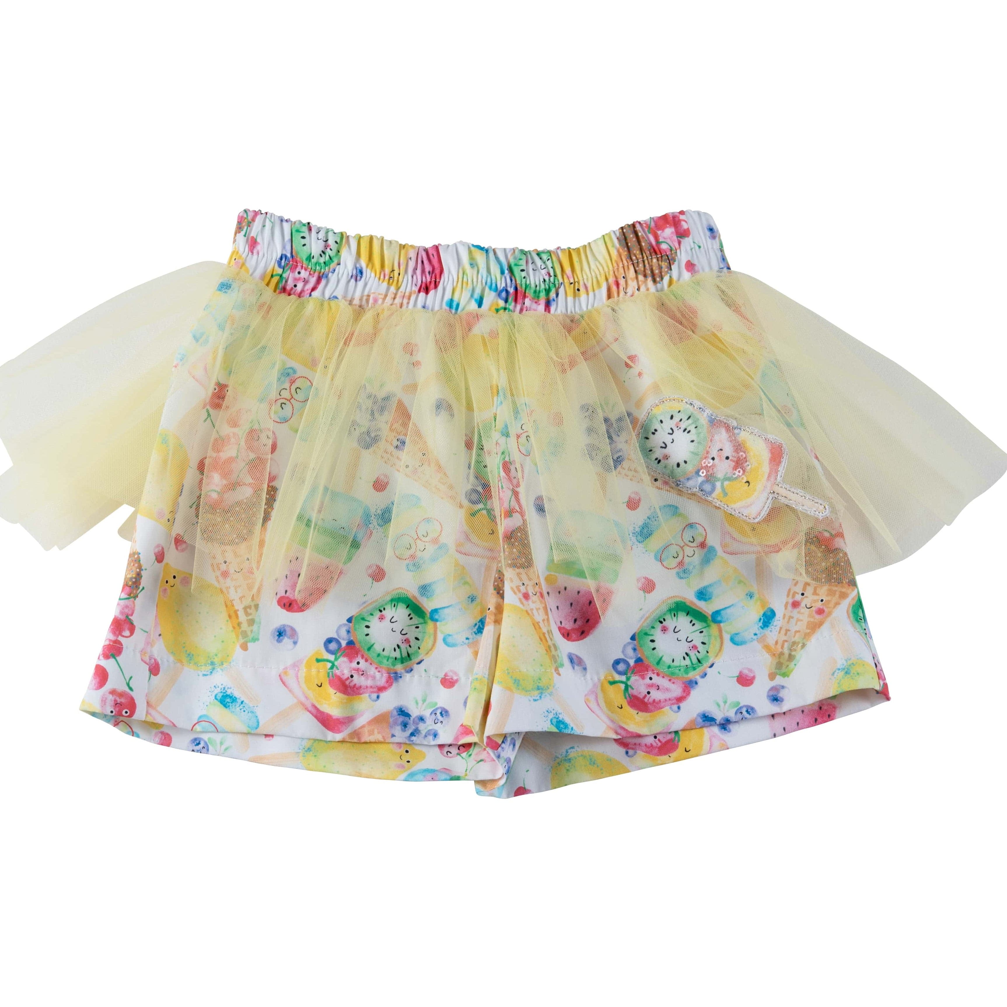 Daga - Frozen Pleasure Tutu Short Set - Yellow