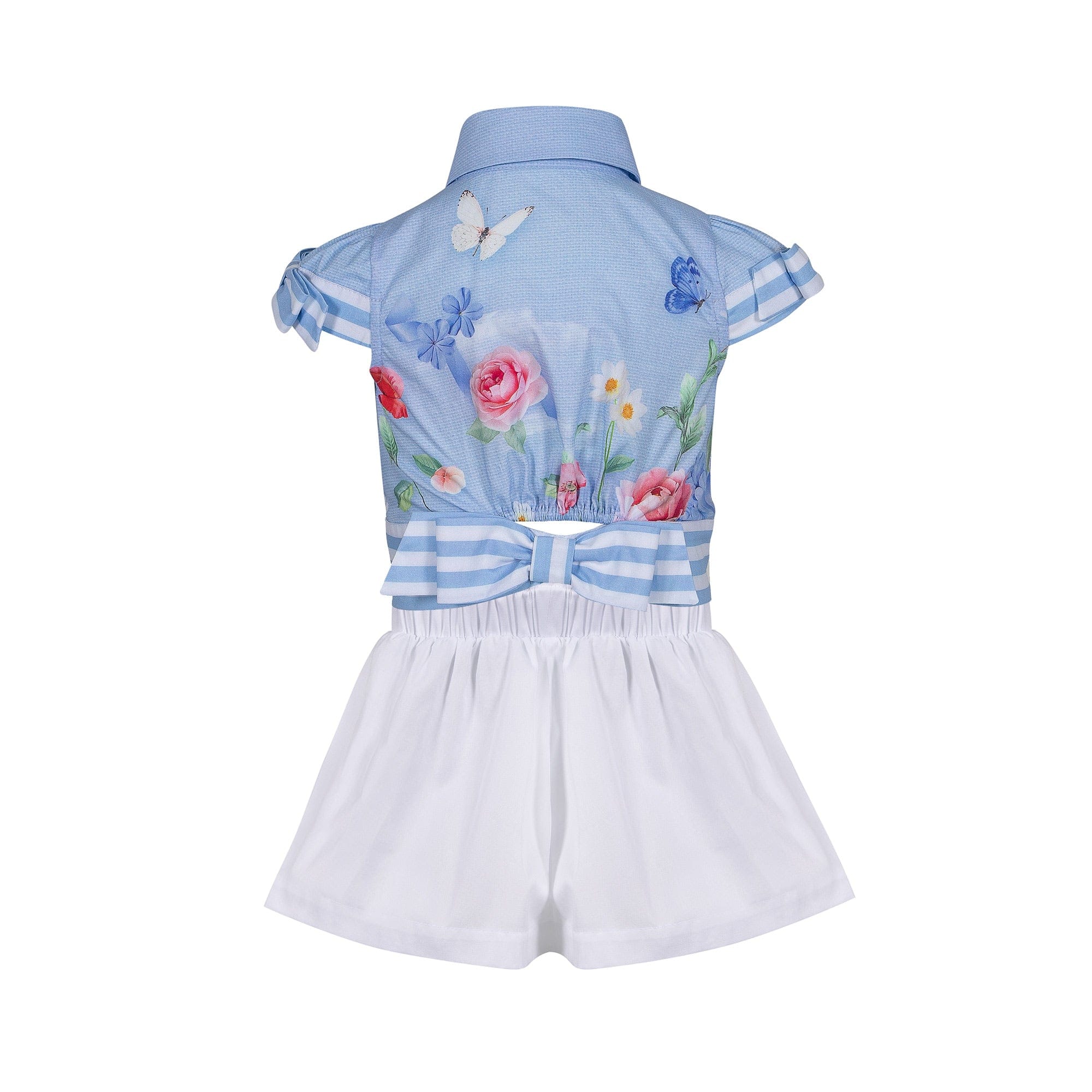 LAPIN HOUSE - Floral Blouse Set - Blue