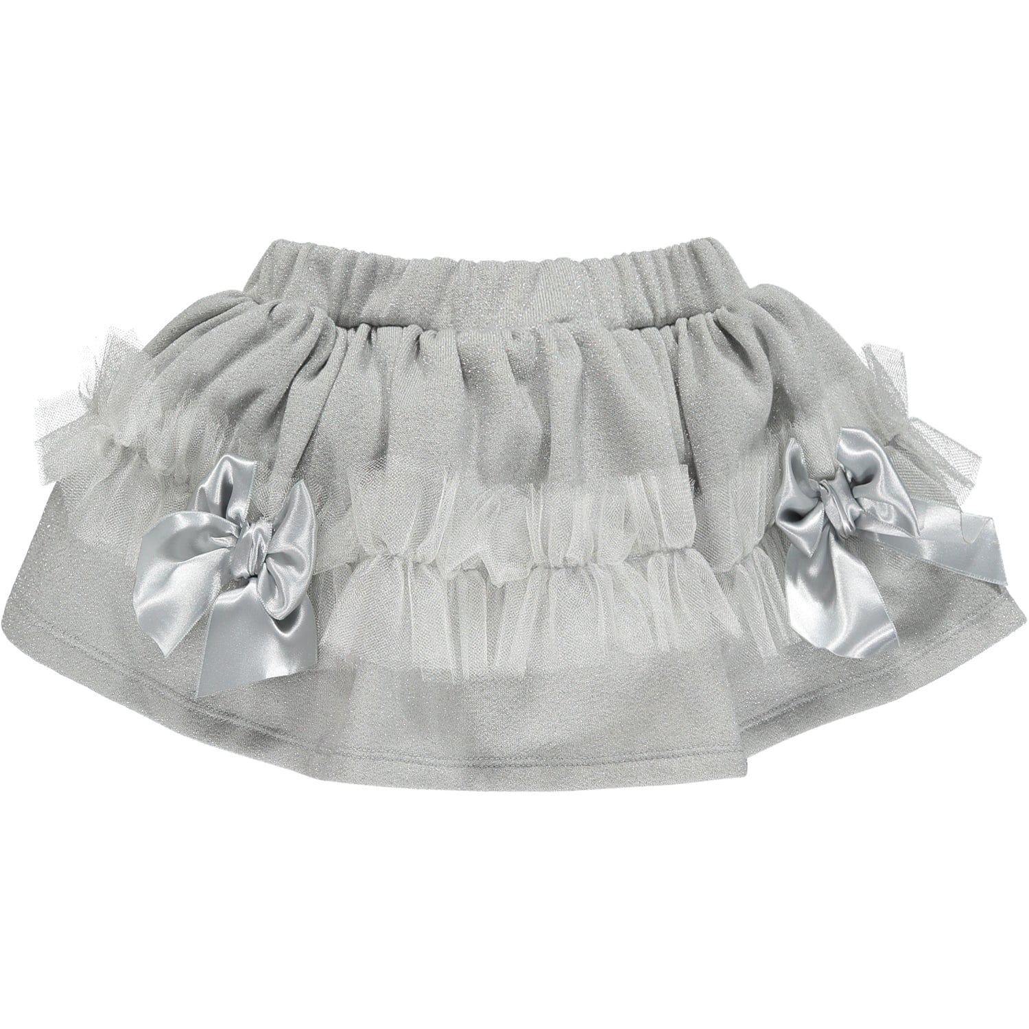 LITTLE A - Freida Lurex Skirt Set - White