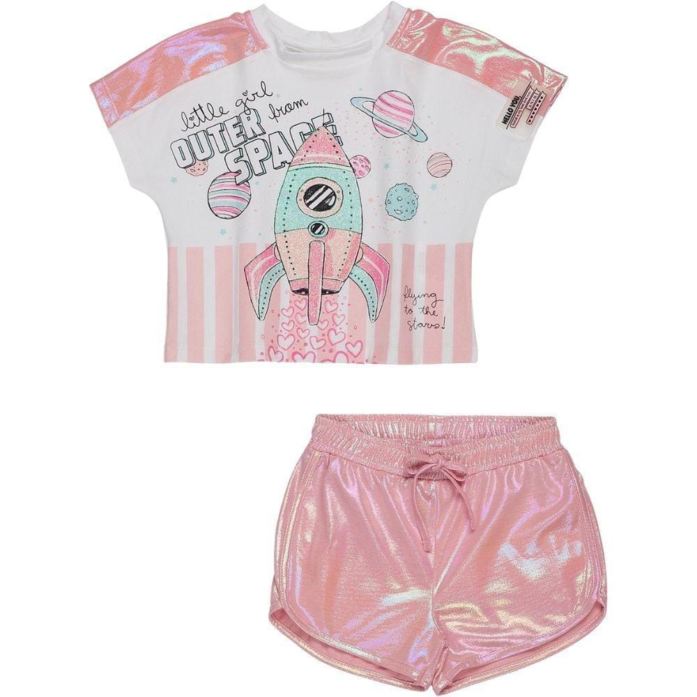 AMIME - Super Space Short Set - Pink