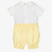 PRETTY ORIGINALS - Easter Smock  Short Set - Yellow