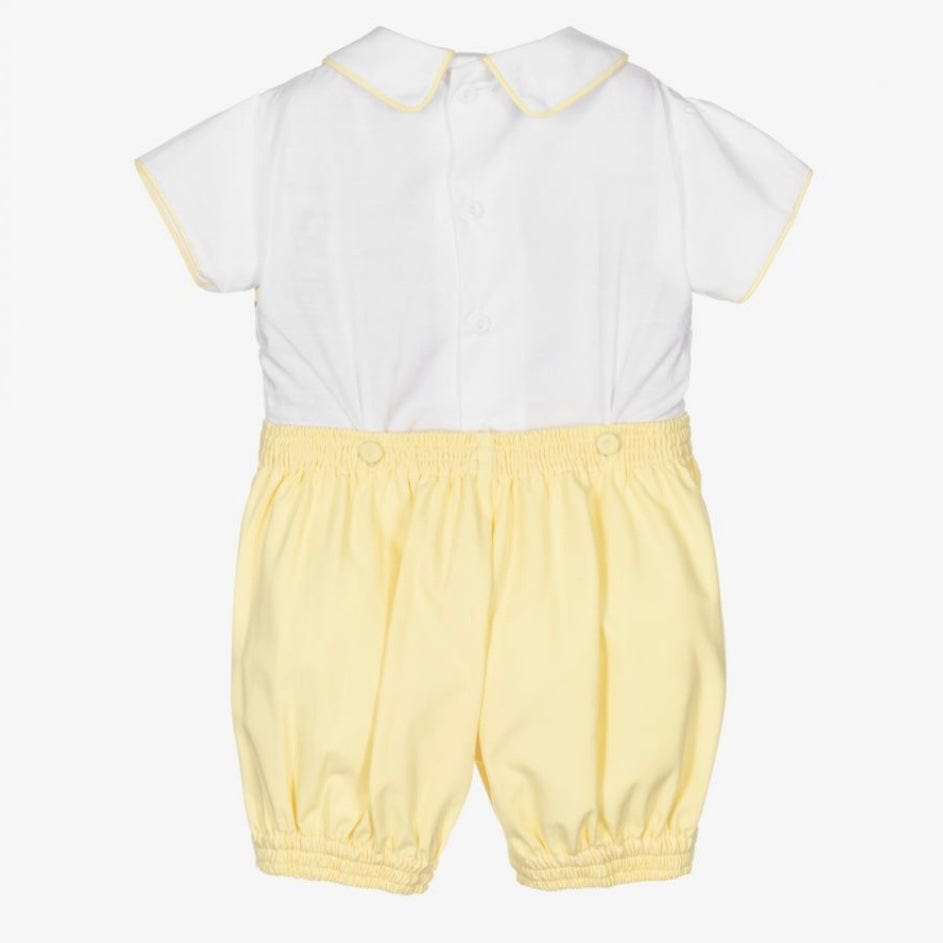 PRETTY ORIGINALS - Easter Smock  Short Set - Yellow