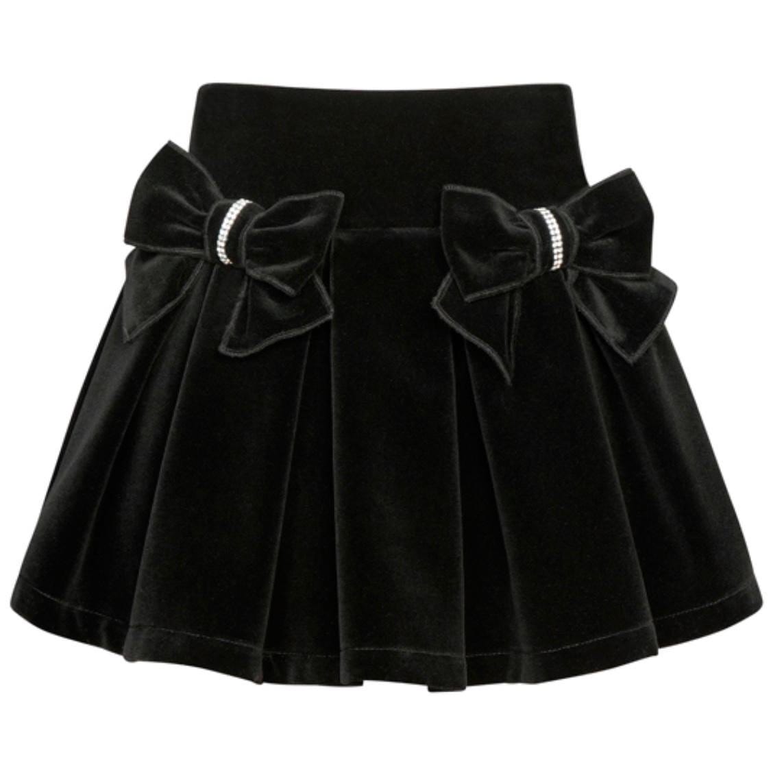 BALLOON CROWN VELVET SKIRT SET