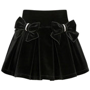 BALLOON CROWN VELVET SKIRT SET