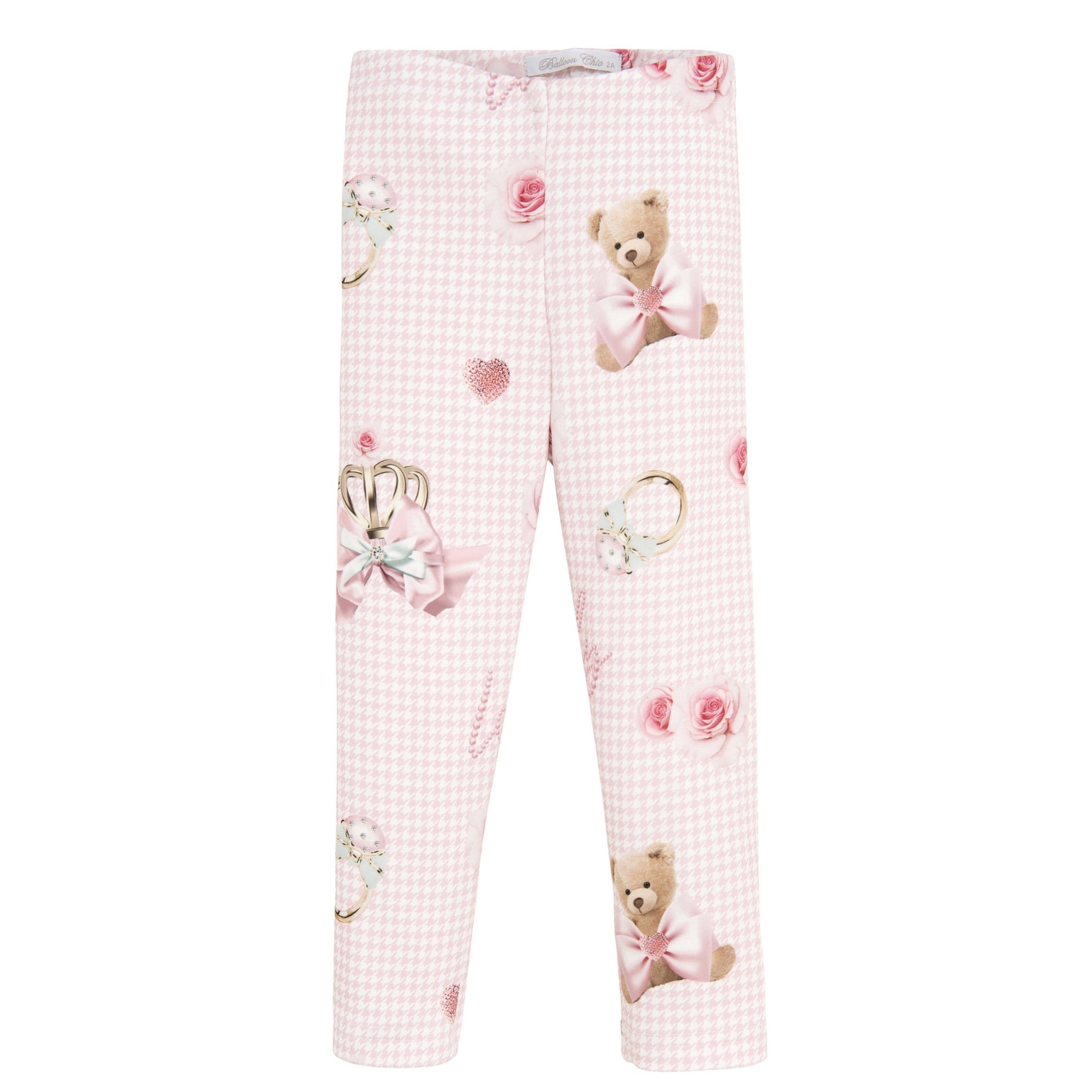 BALLOON CHIC - Teddy Leggings Set  - Pink