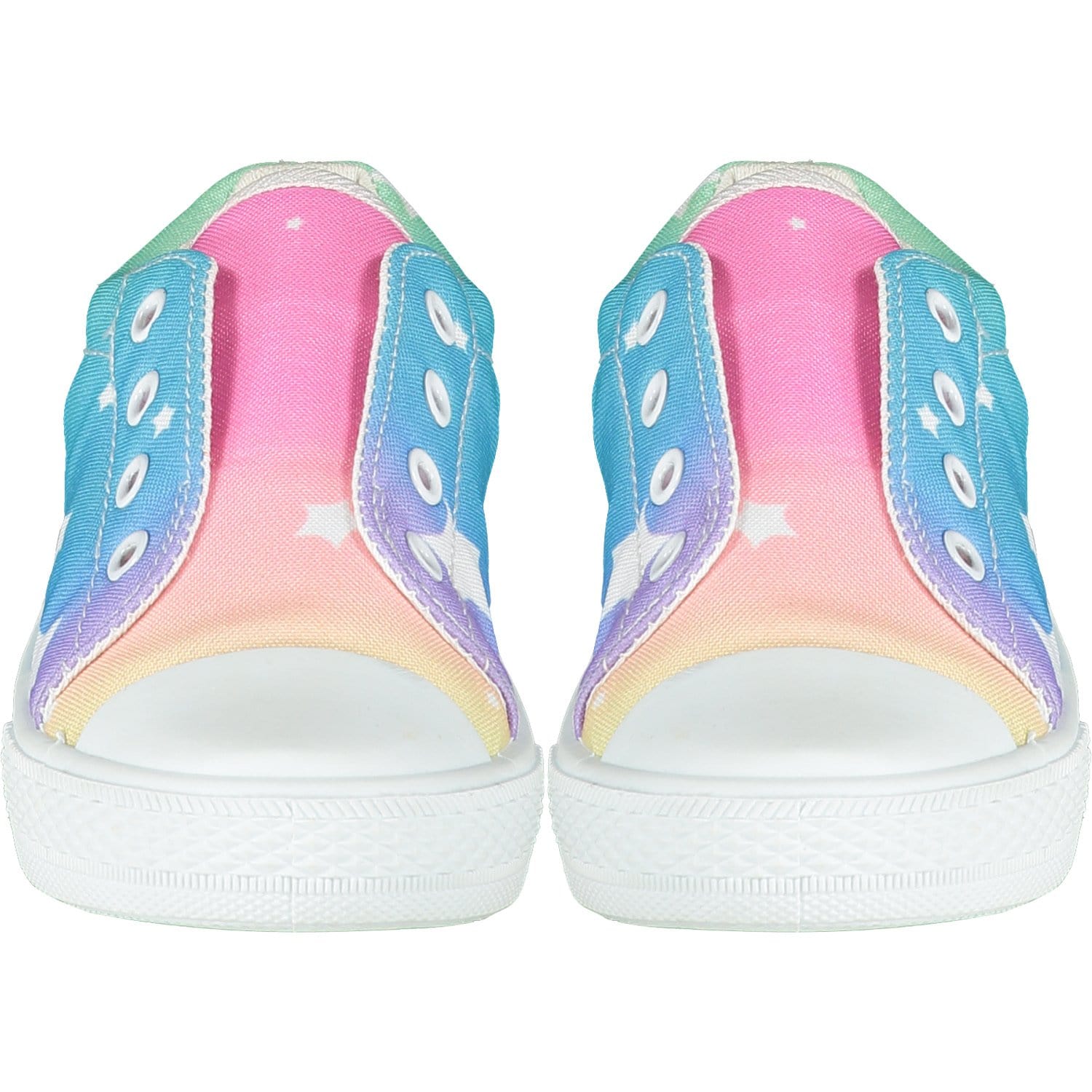 A DEE - Rainbow Slip On Trainers