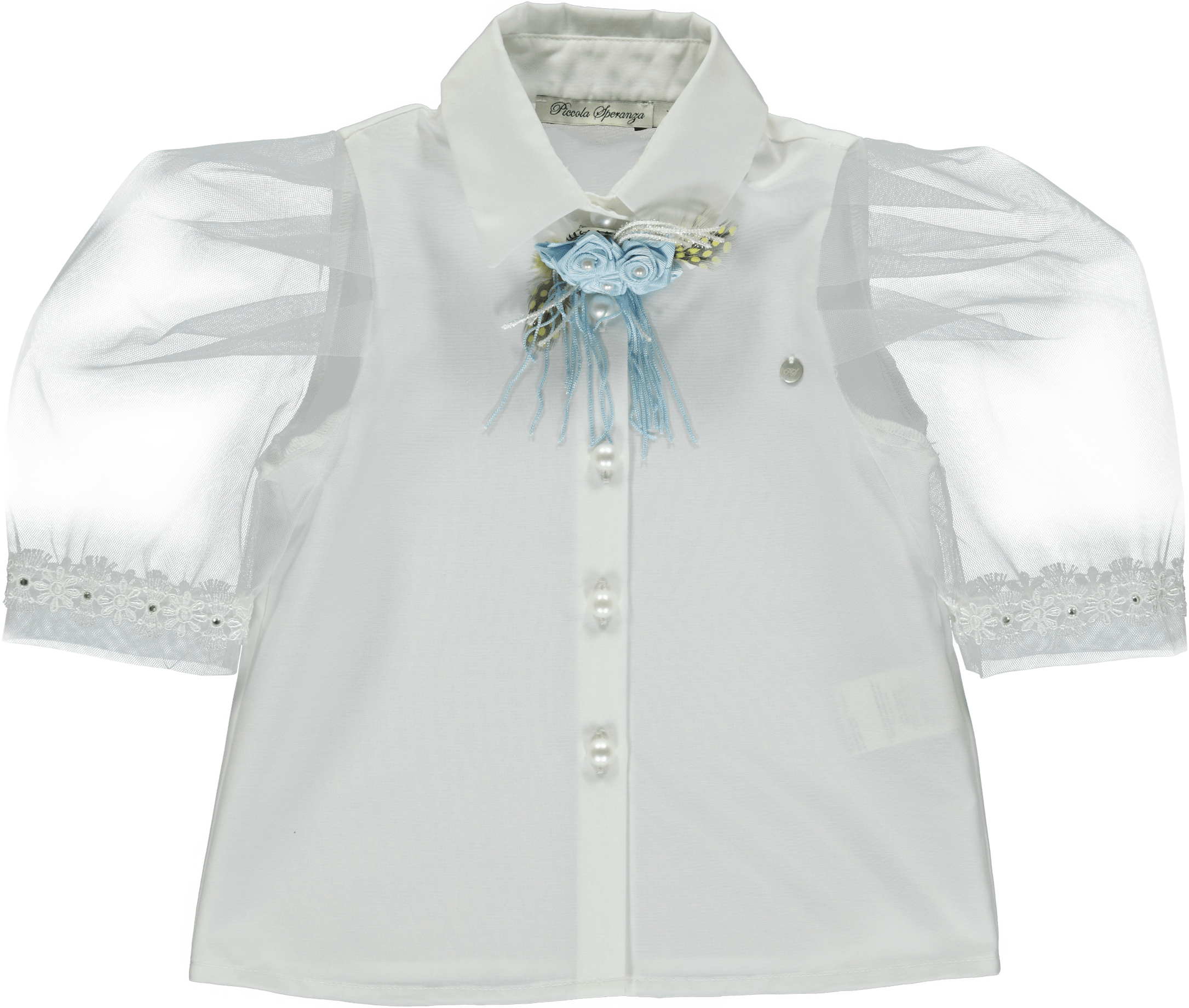 Piccola Speranza - Blouse and Skirt Set - Blue