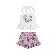 MAYORAL - Flamingo Pineapple Short Set - Pink
