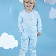 MITCH & SON - Jasper A Time To Fly Tape Tracksuit - Sky Blue