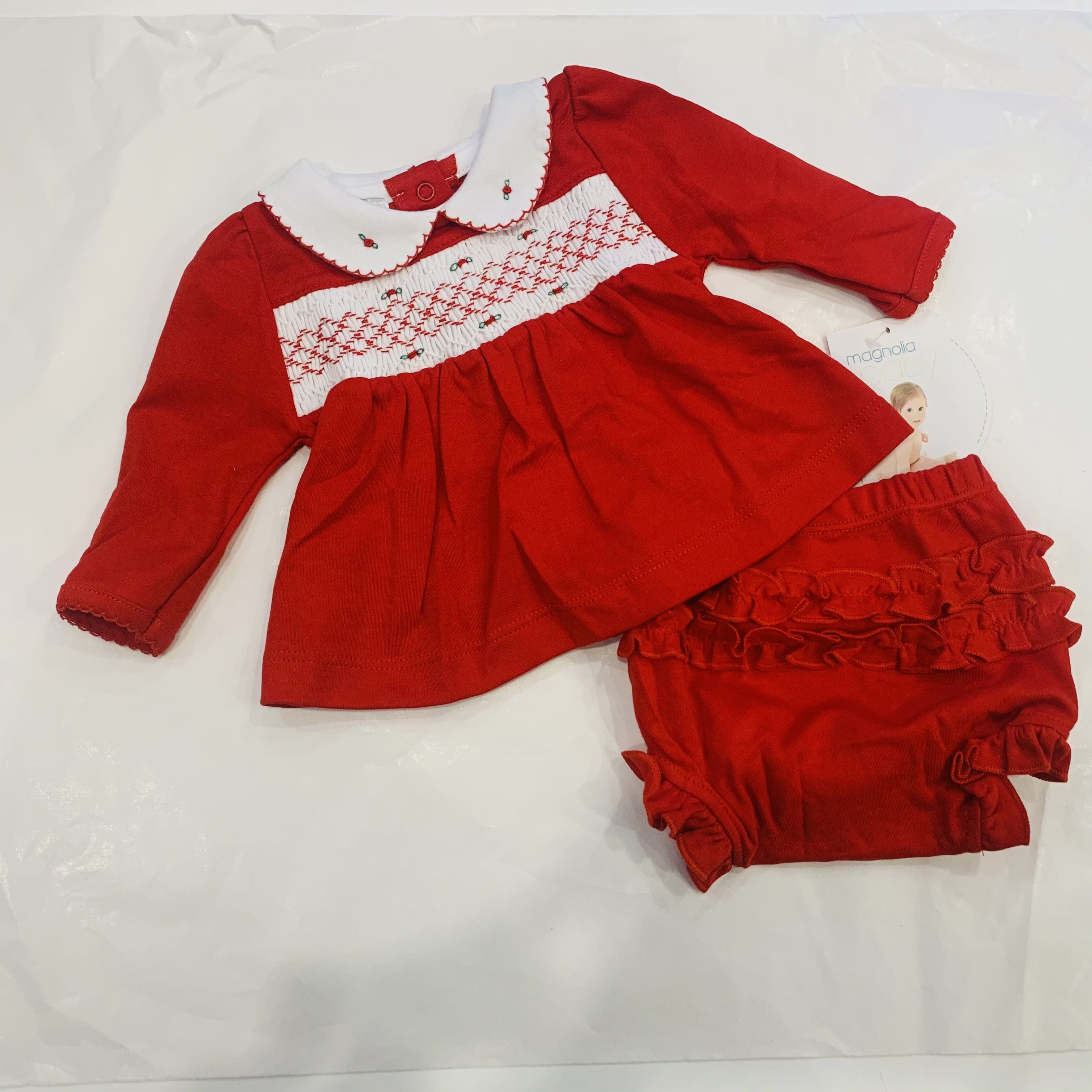 JULIE & JAME’S GIRL’S CLASSICS SMOCKED DRESS