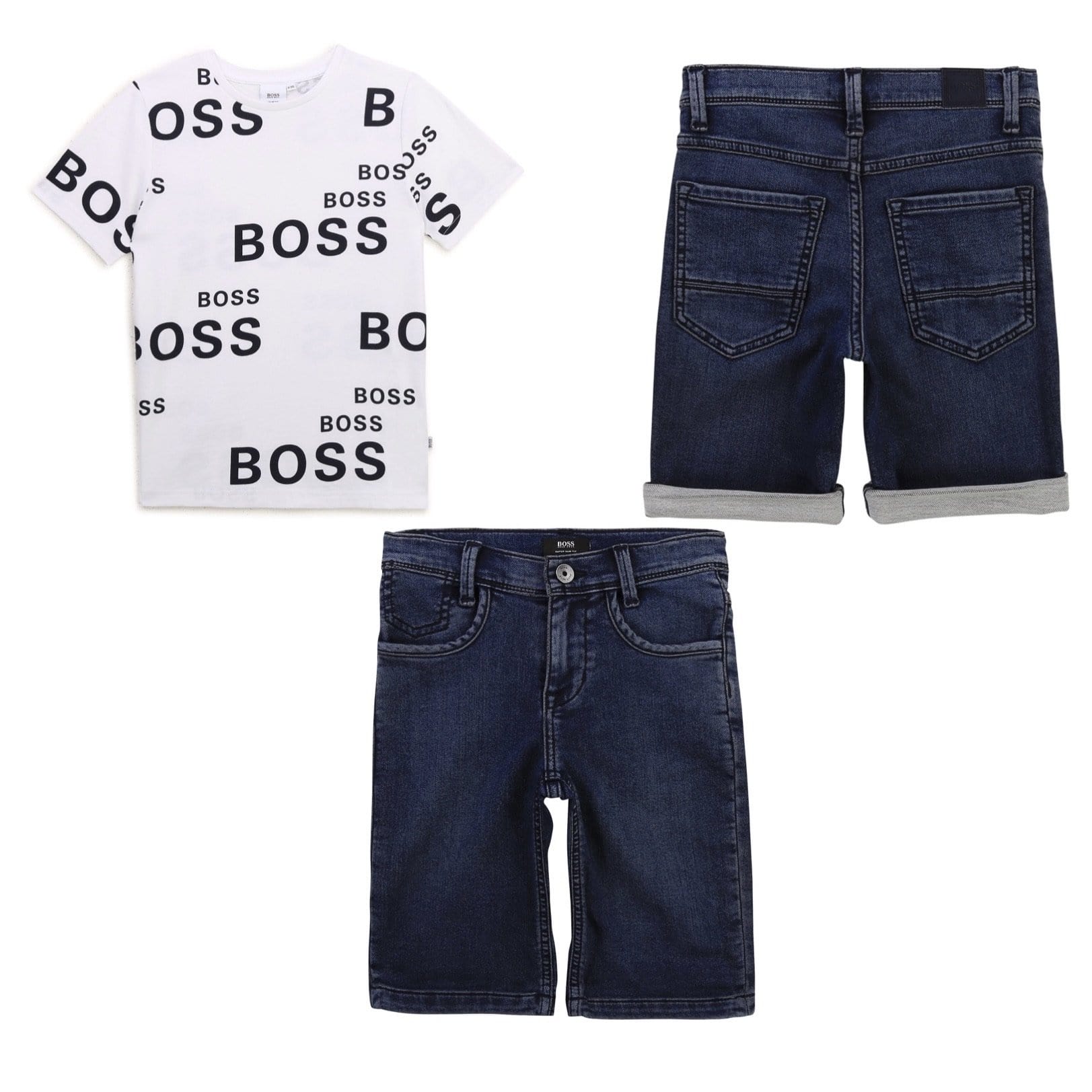 HUGO BOSS - Denim Short Set