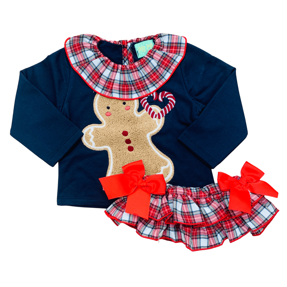 Nini - Gingerbread Jam Pant Set - Navy