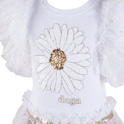 Daga - Miss Daisy Dress - White