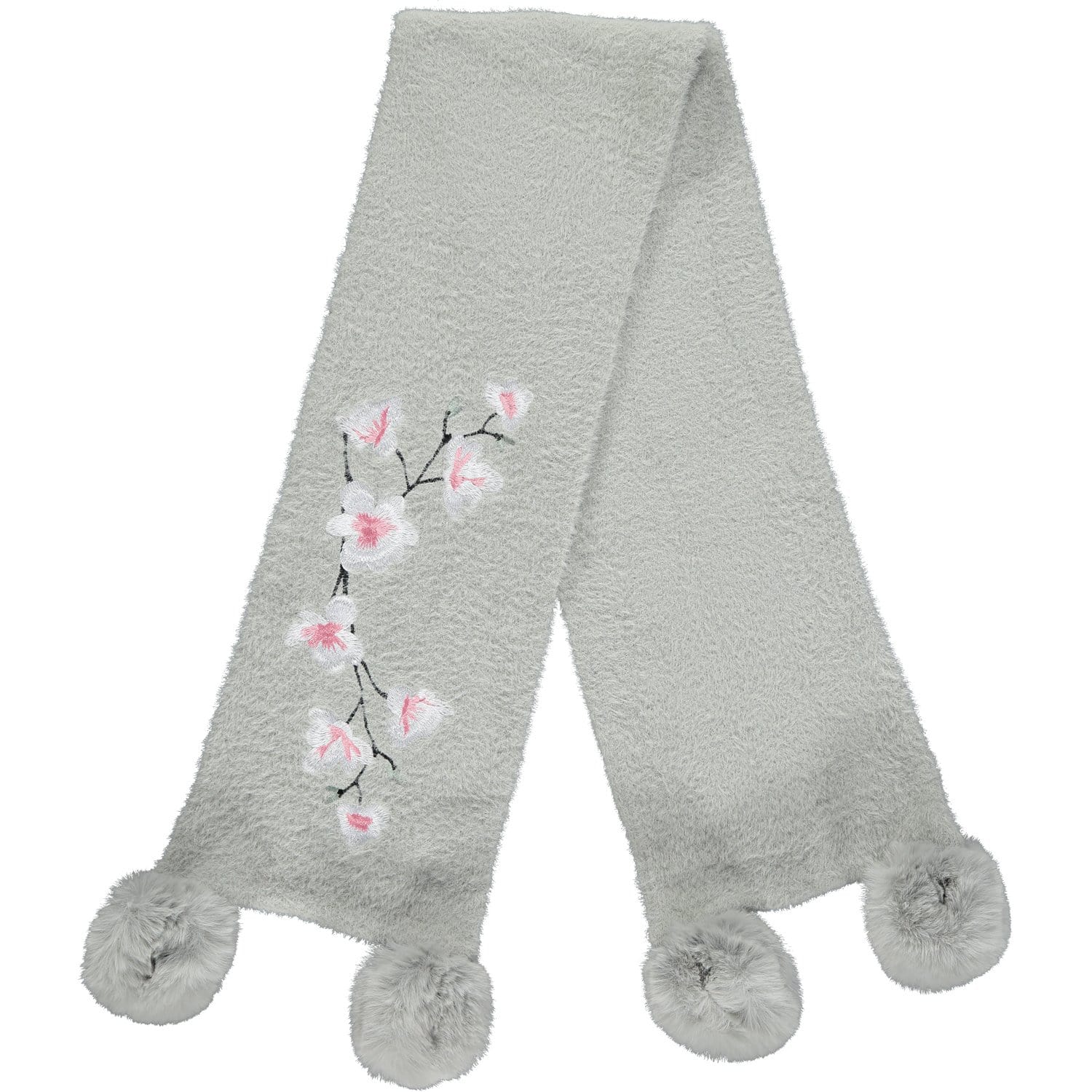 A DEE - Magnolia Knitted Scarf - Grey