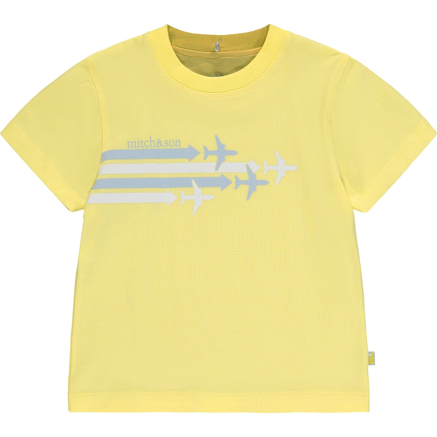 MITCH & SON - Jeffrey A Time To Fly Plane Soft Set - Lemon