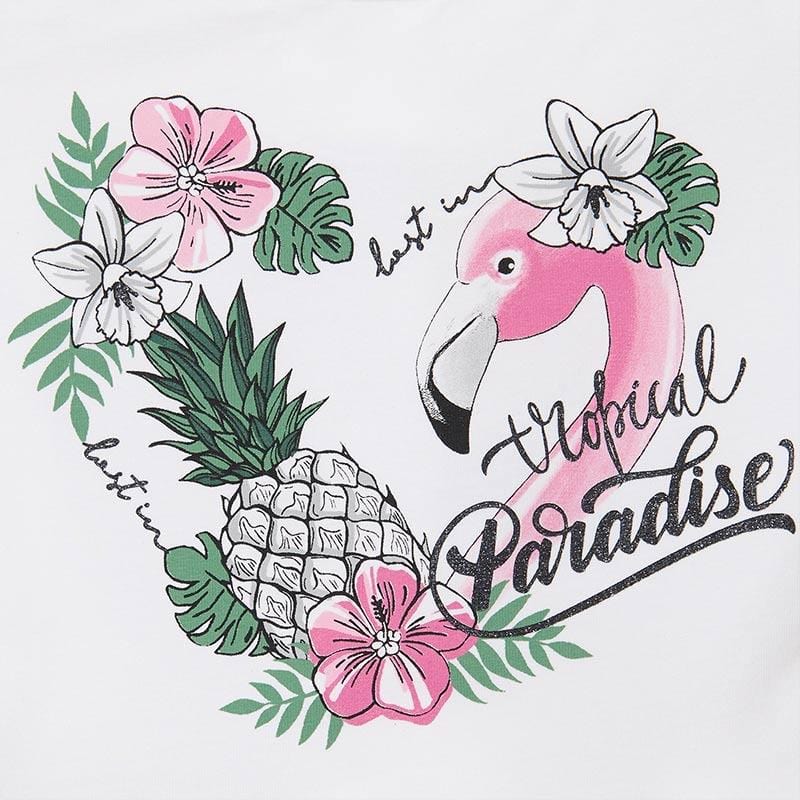 MAYORAL - Flamingo Pineapple Short Set - Pink