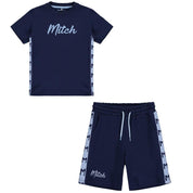 MITCH - Texas & Illinois Tape Short Set - Navy