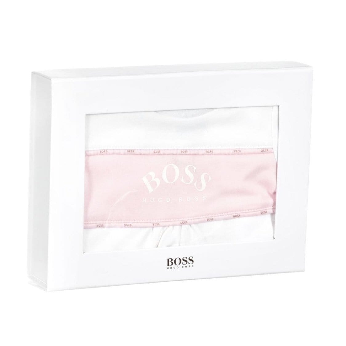 HUGO BOSS - Pyjamas & Bib Set - White / Pink