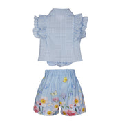 LAPIN HOUSE - Gingham Rabbit Short Set