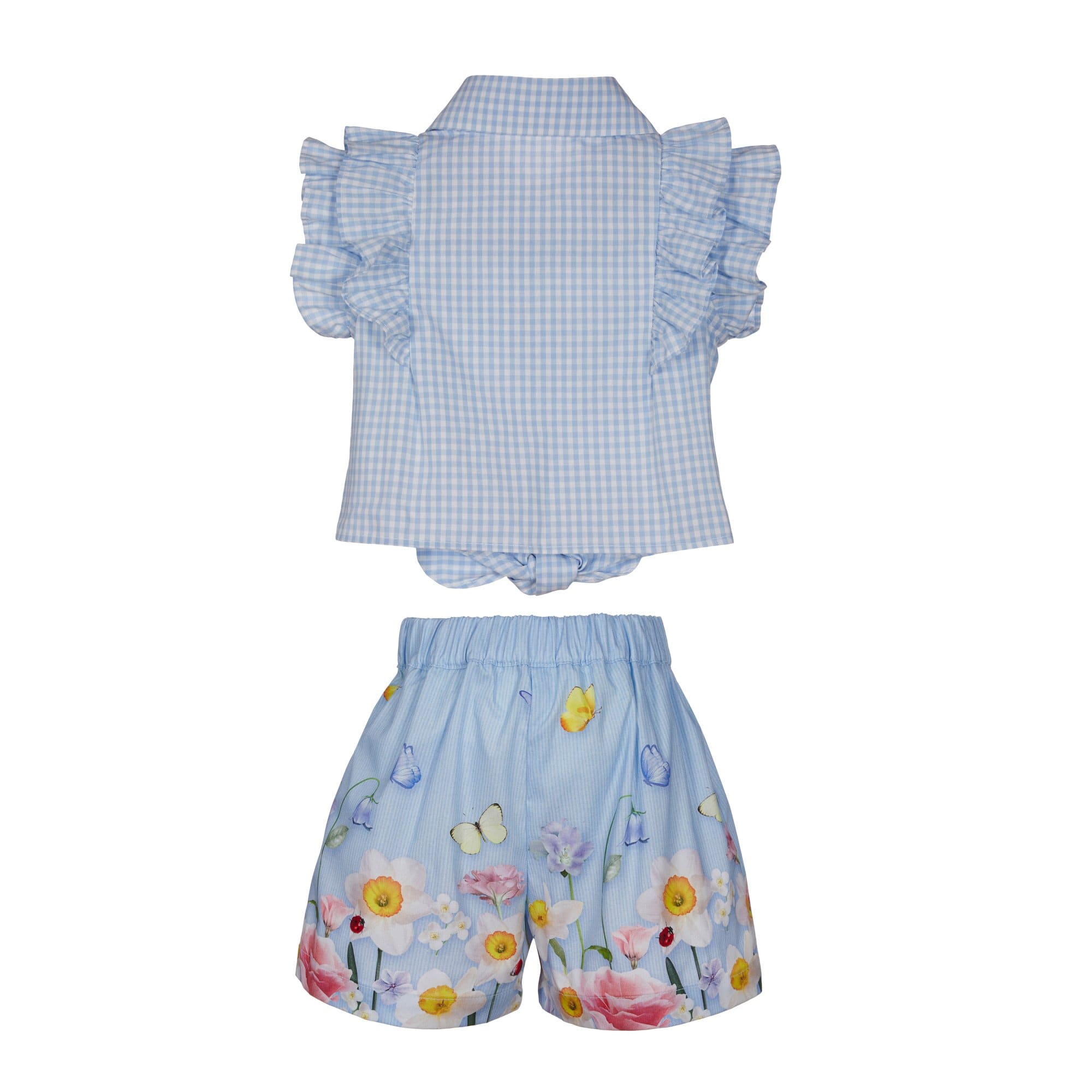 LAPIN HOUSE - Gingham Rabbit Short Set