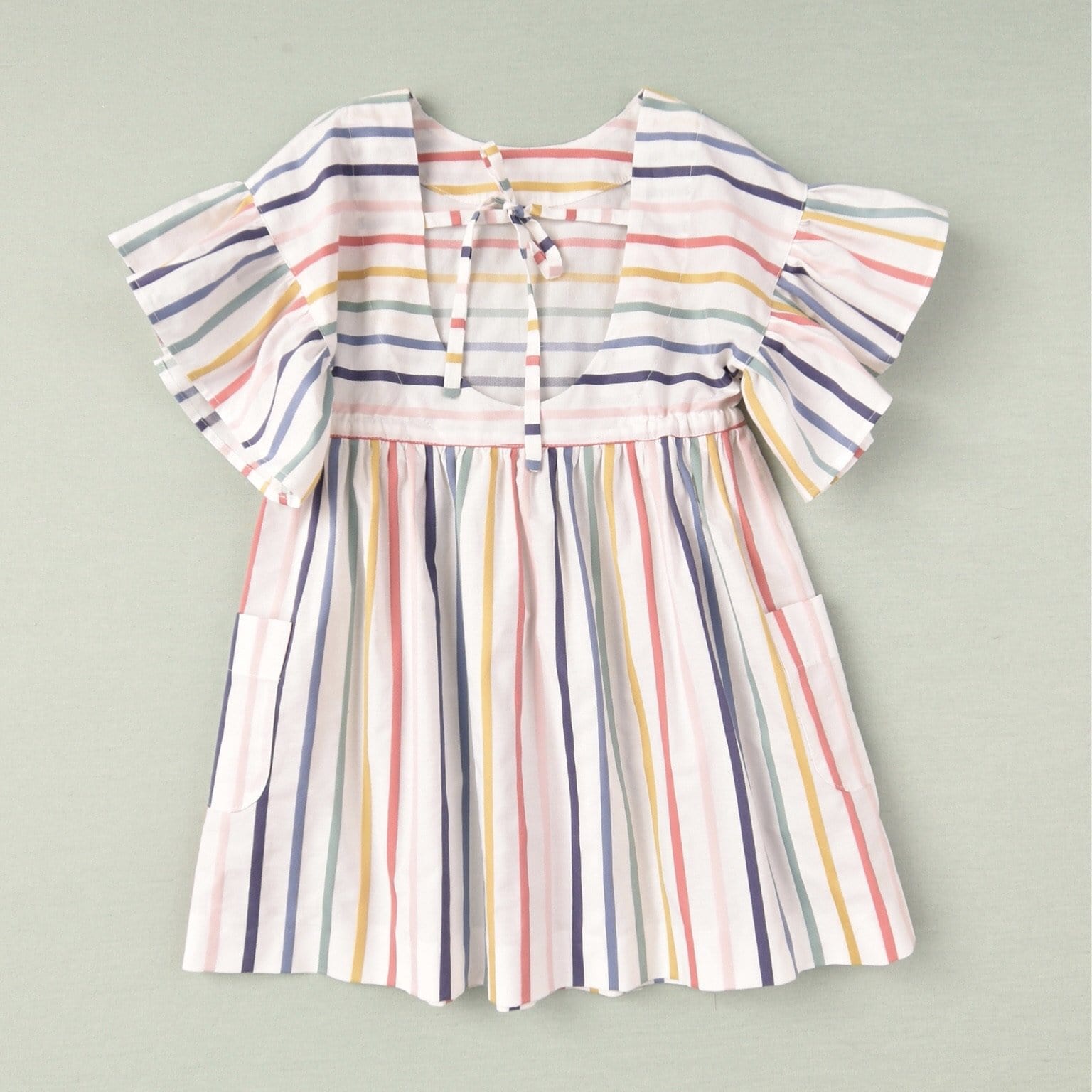 JOSE VARON - Stripe Sundress