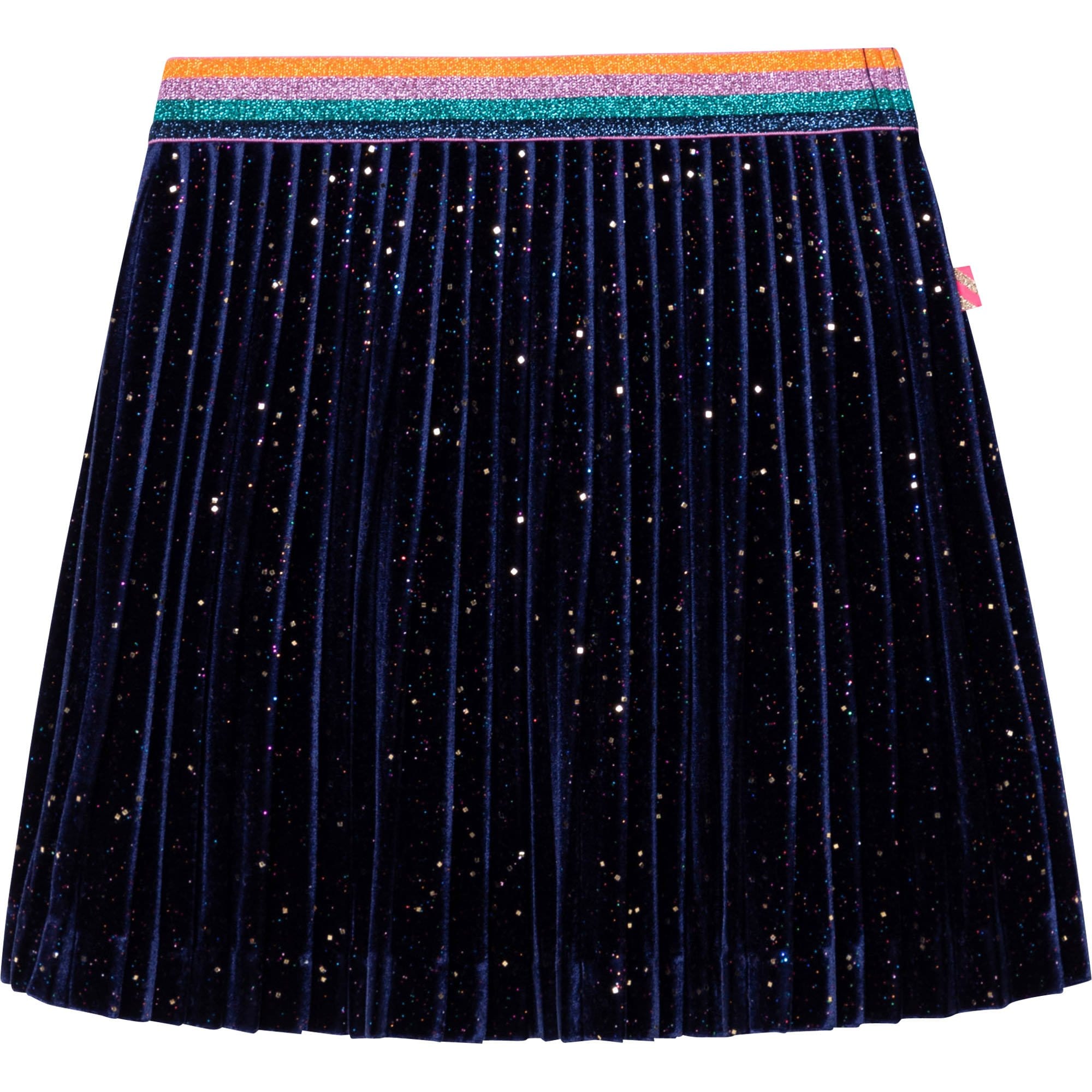 BILLIEBLUSH - Velour Skirt Set - Navy