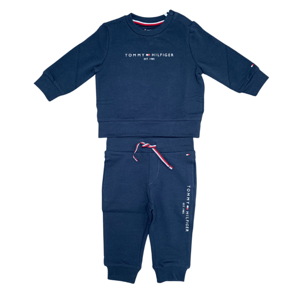 TOMMY HILFIGER - Essential Tracksuit Set - Navy