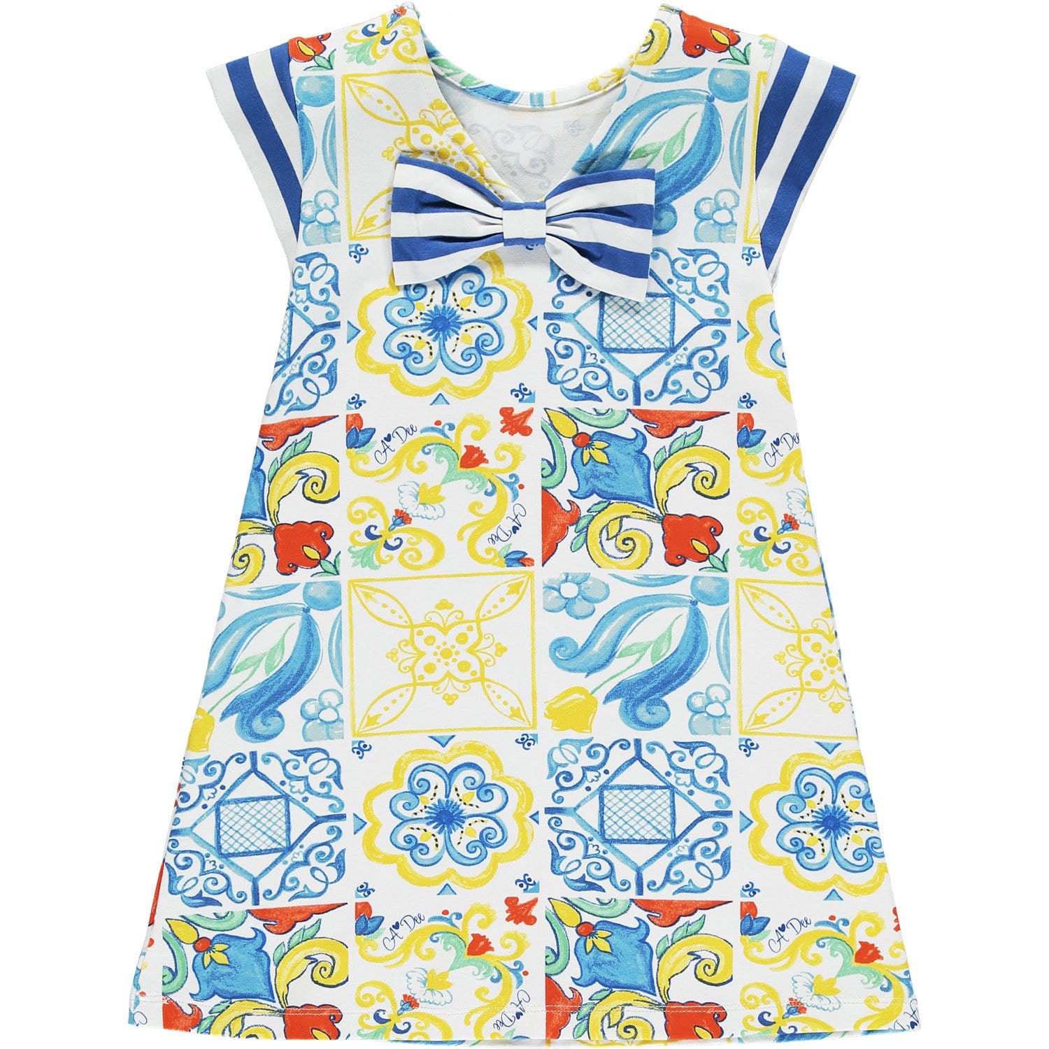 A DEE - Tile Print Jersey Dress