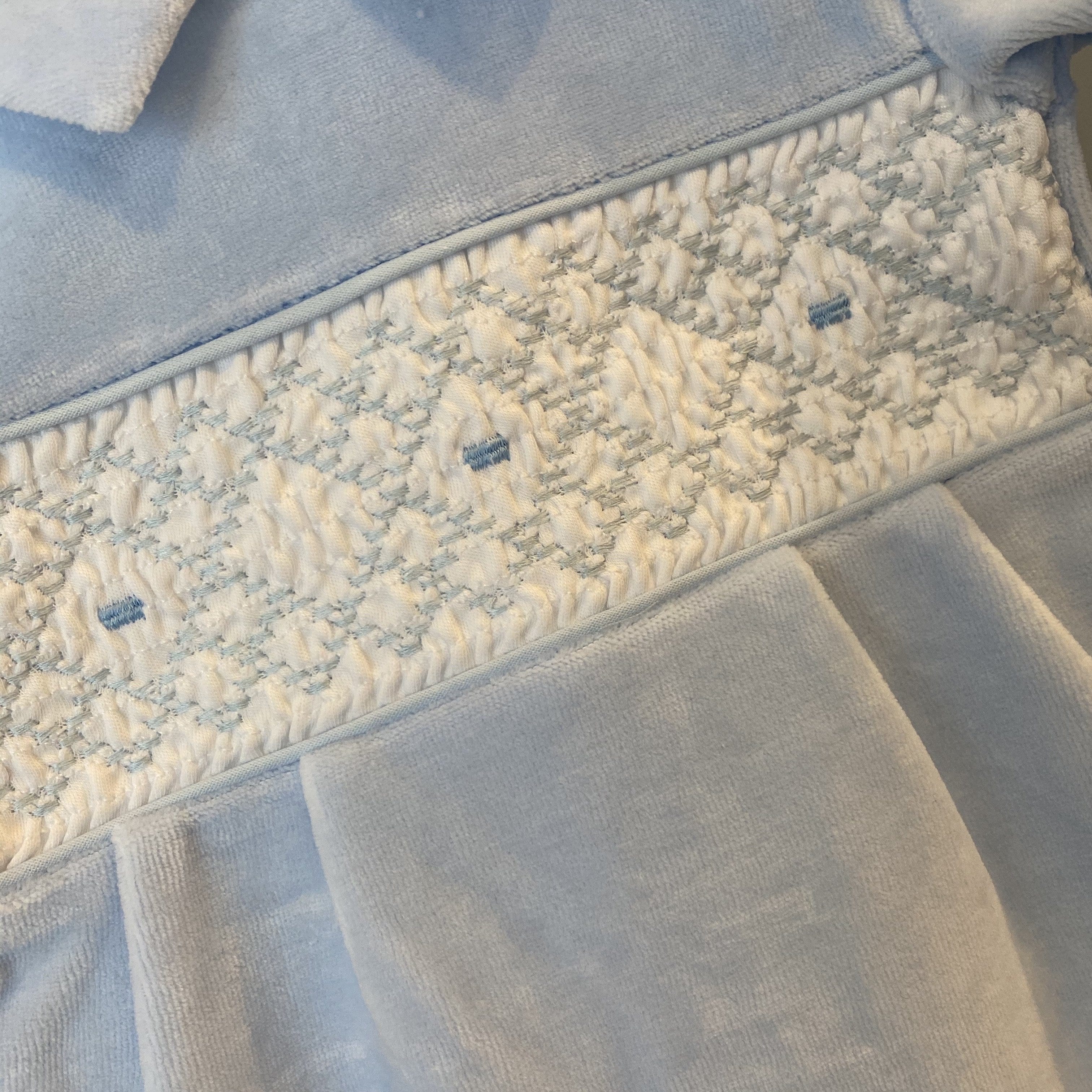 RAPIFE - Velour Babygrow - Blue