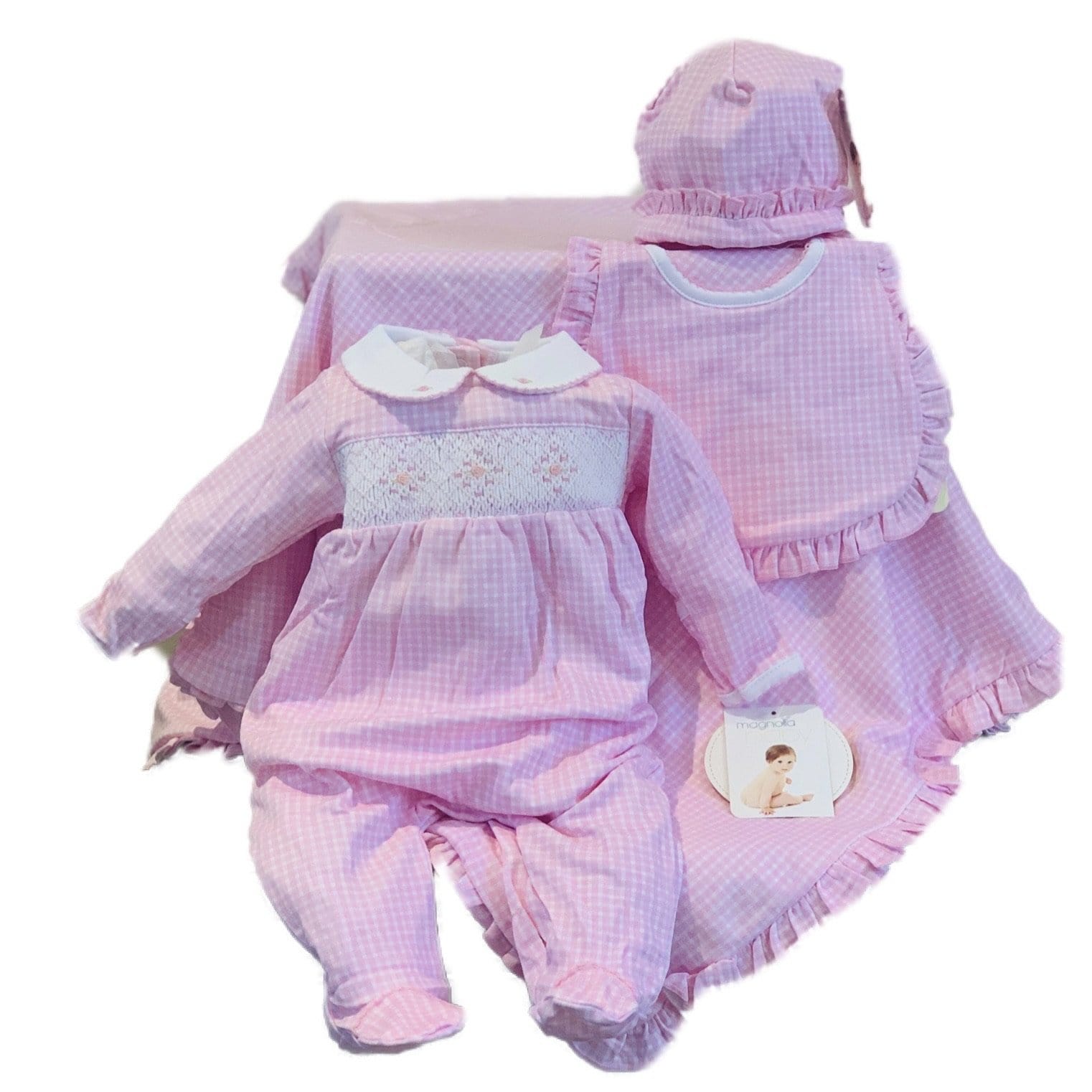 MAGNOLIA BABY - Mia & Ollie’s Smocked Set - 