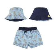 MAYORAL - Zebra Swim Short Set - Blue