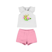 MAYORAL - Frog Short Set - Pink