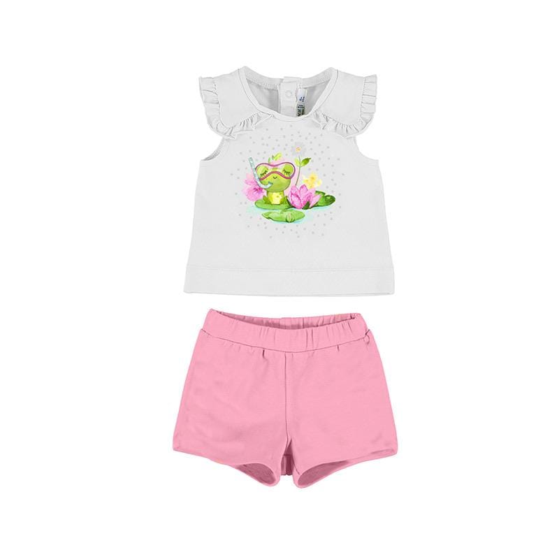 MAYORAL - Frog Short Set - Pink