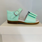 ANDANINES - Patent Leather Sandal - Mint