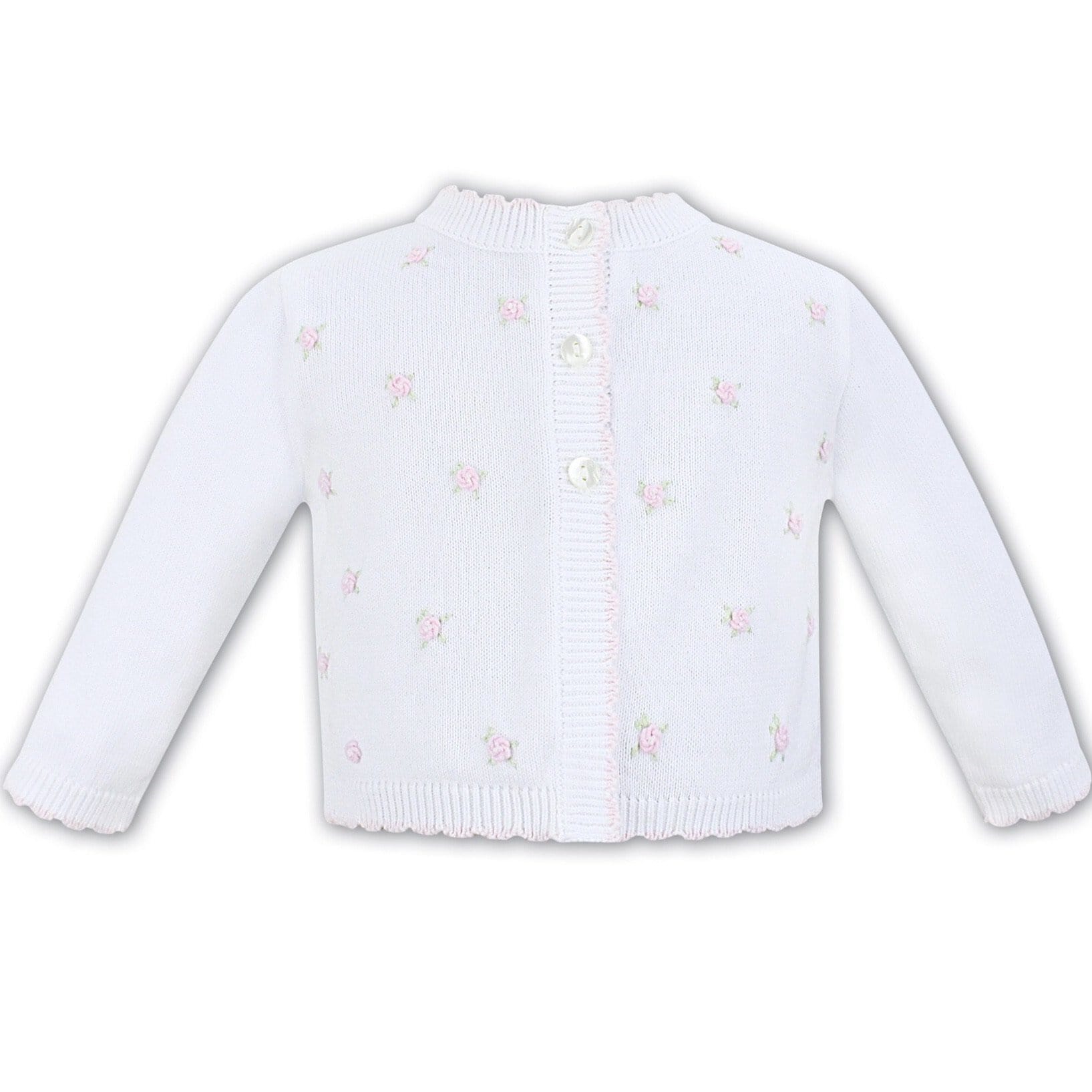 SARAH LOUISE - Rosebud Cardigan - Pink