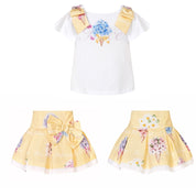 BALLOON CHIC - Ice Cream Skirt Set - Yellow