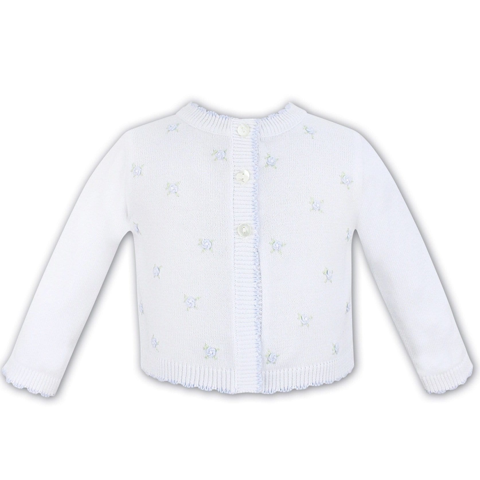 SARAH LOUISE - Rosebud Cardigan - Blue