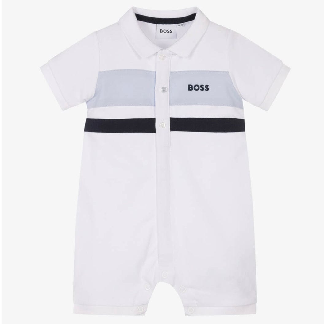 HUGO BOSS - Polo Romper - White