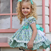 LA AMAPOLA - Beatriz Baby Dress - Mint