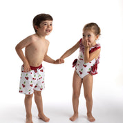 MEIA PATA - Formentera Cherries Print Swimsuit
