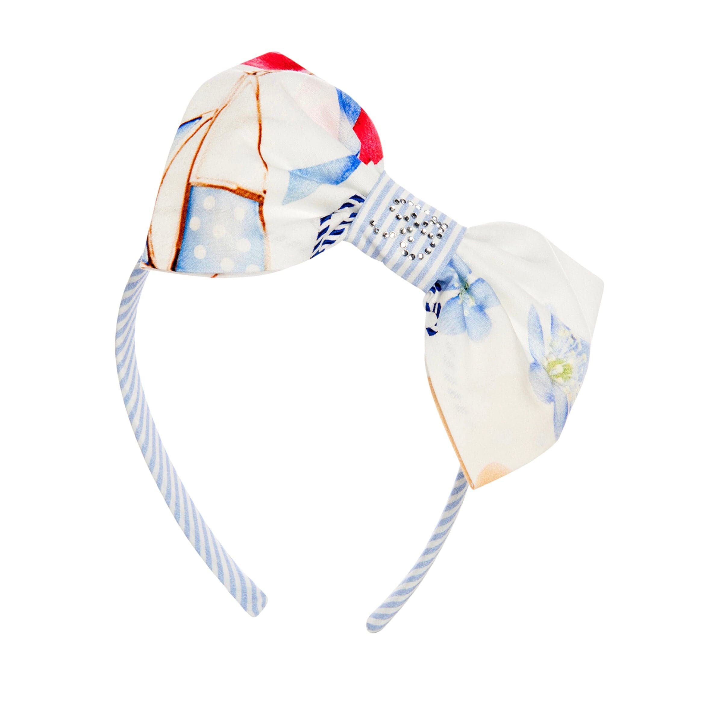 BALLOON CHIC - Nautical  Hairband - White